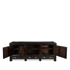 3 Door Painted Shanxi Sideboard - Ca 1920