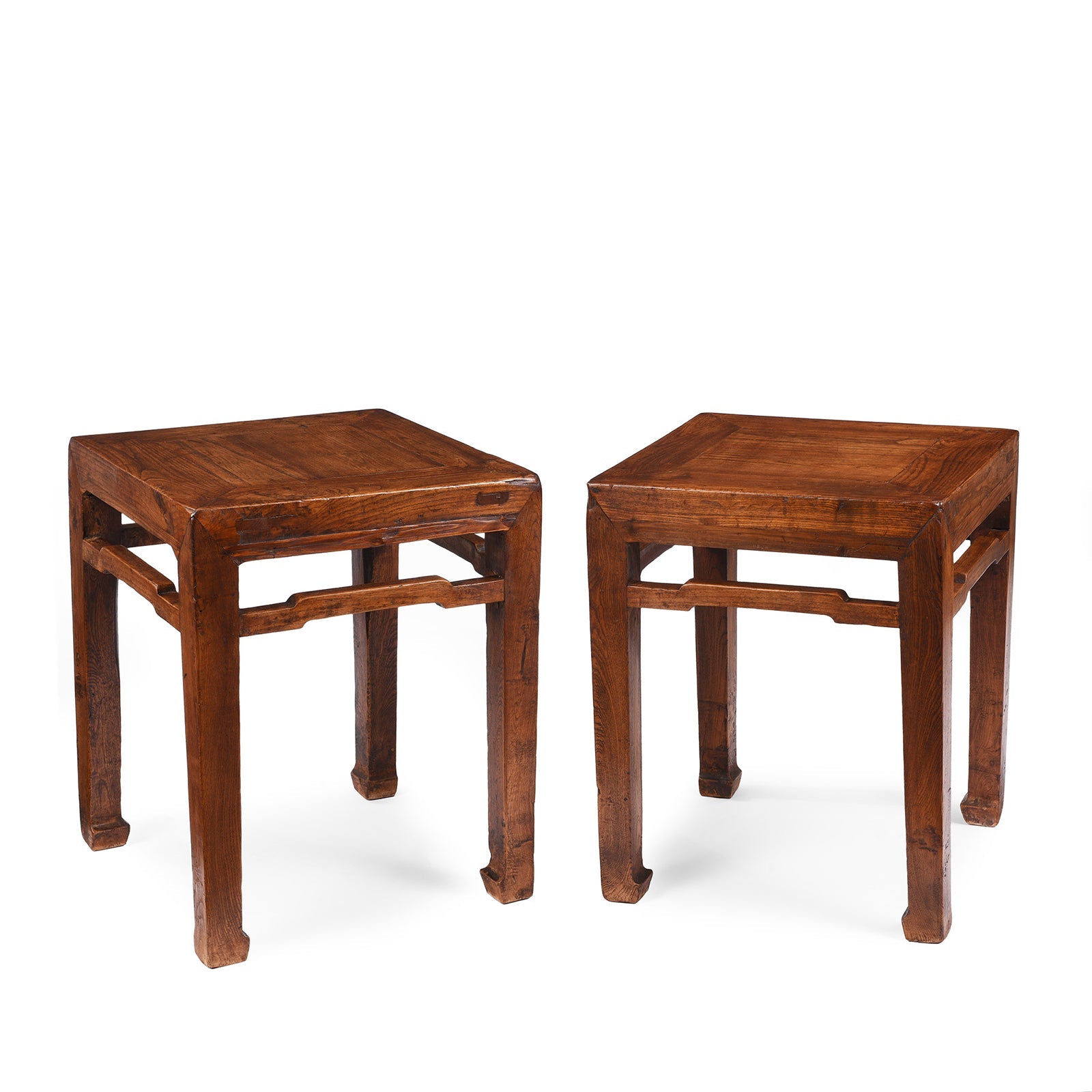 Chinese Elm Side Table - 19th Century