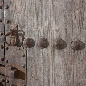 Bleached Elm Doors From Shanxi - 19th Century