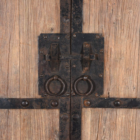 Bleached Elm Doors From Shanxi - 19th Century