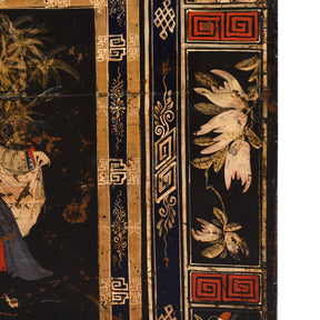 Painted Opera Chest From Shanxi - 19th Century