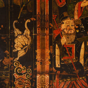Painted Opera Chest From Shanxi - 19th Century