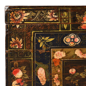 Painted Opera Chest From Shanxi - 19th Century