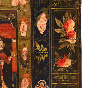 Painted Opera Chest From Shanxi - 19th Century