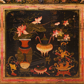 Painted Shanxi Bridal Chest - 19th Century