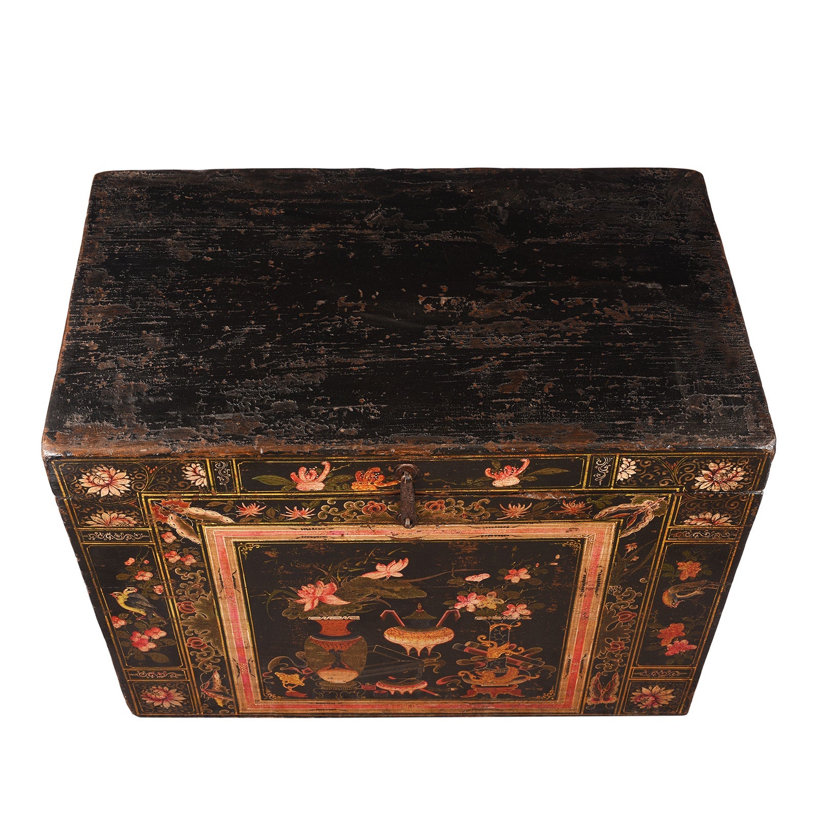 Painted Shanxi Bridal Chest - 19th Century
