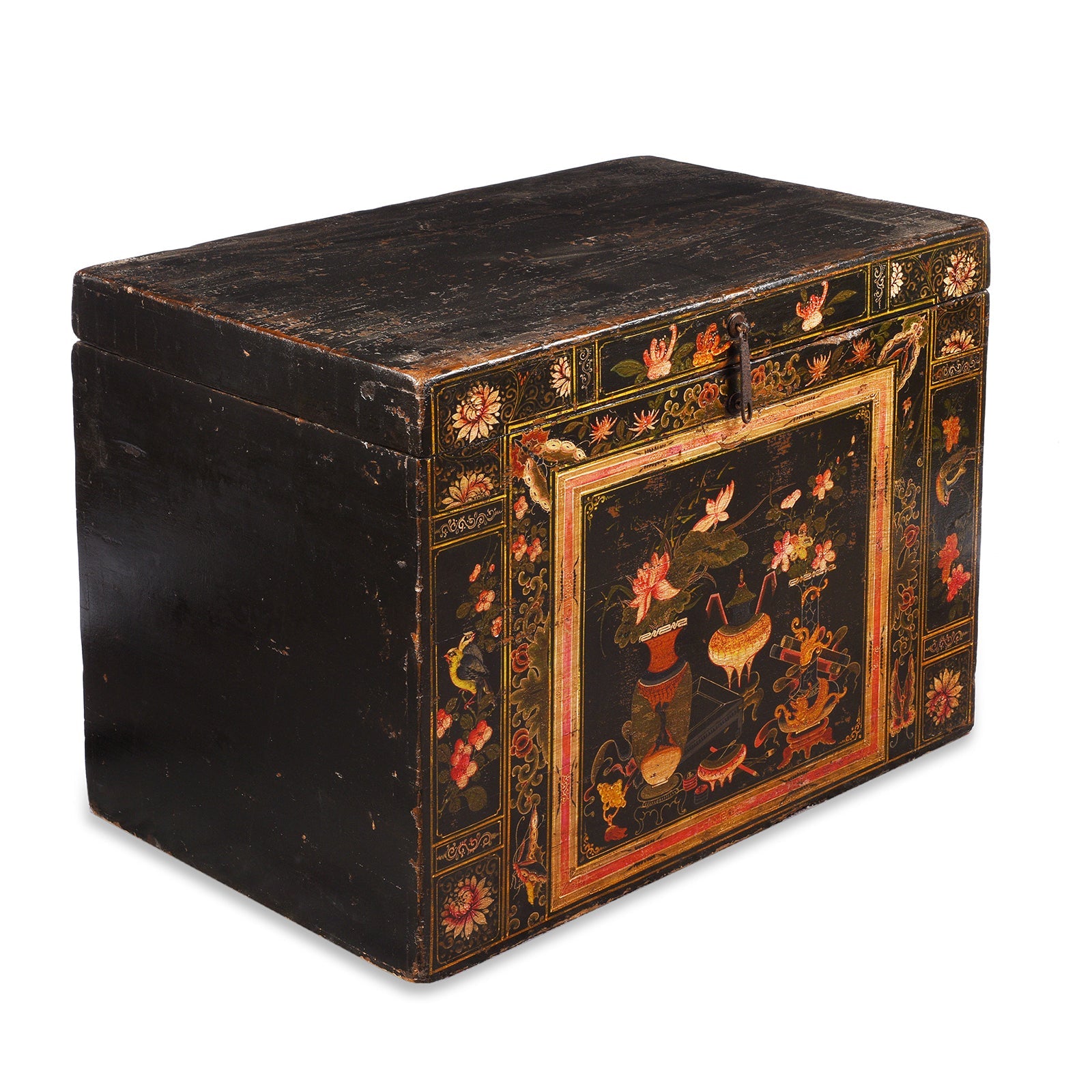 Painted Shanxi Bridal Chest - 19th Century