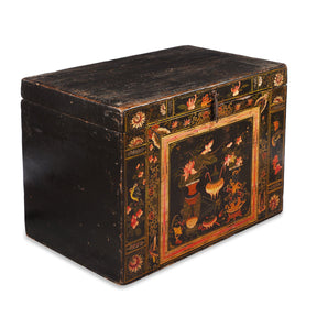 Painted Shanxi Bridal Chest - 19th Century