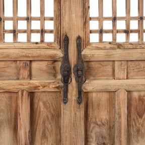 Chinese Pine Window Screen - 19th Century