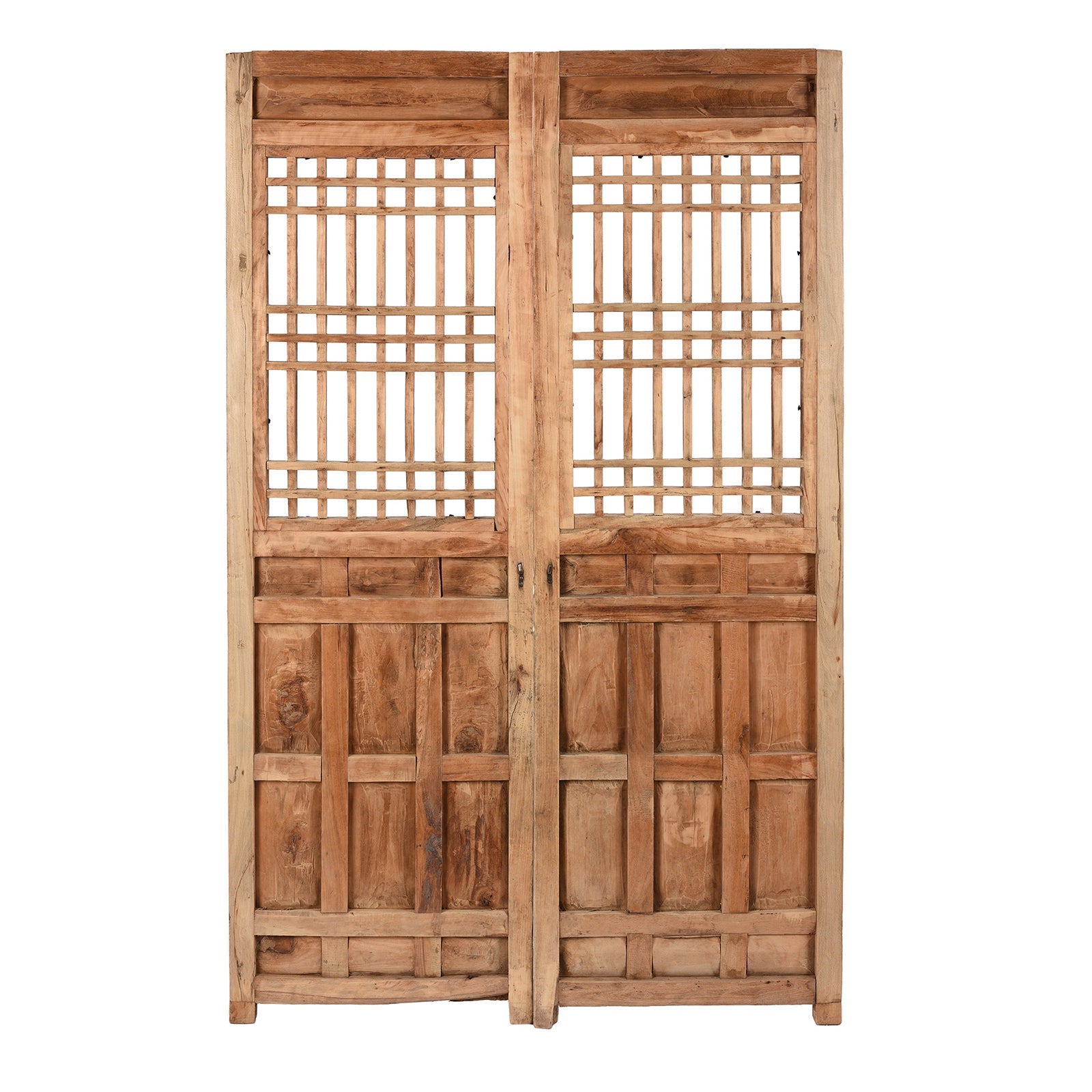 Chinese Pine Window Screen - 19th Century