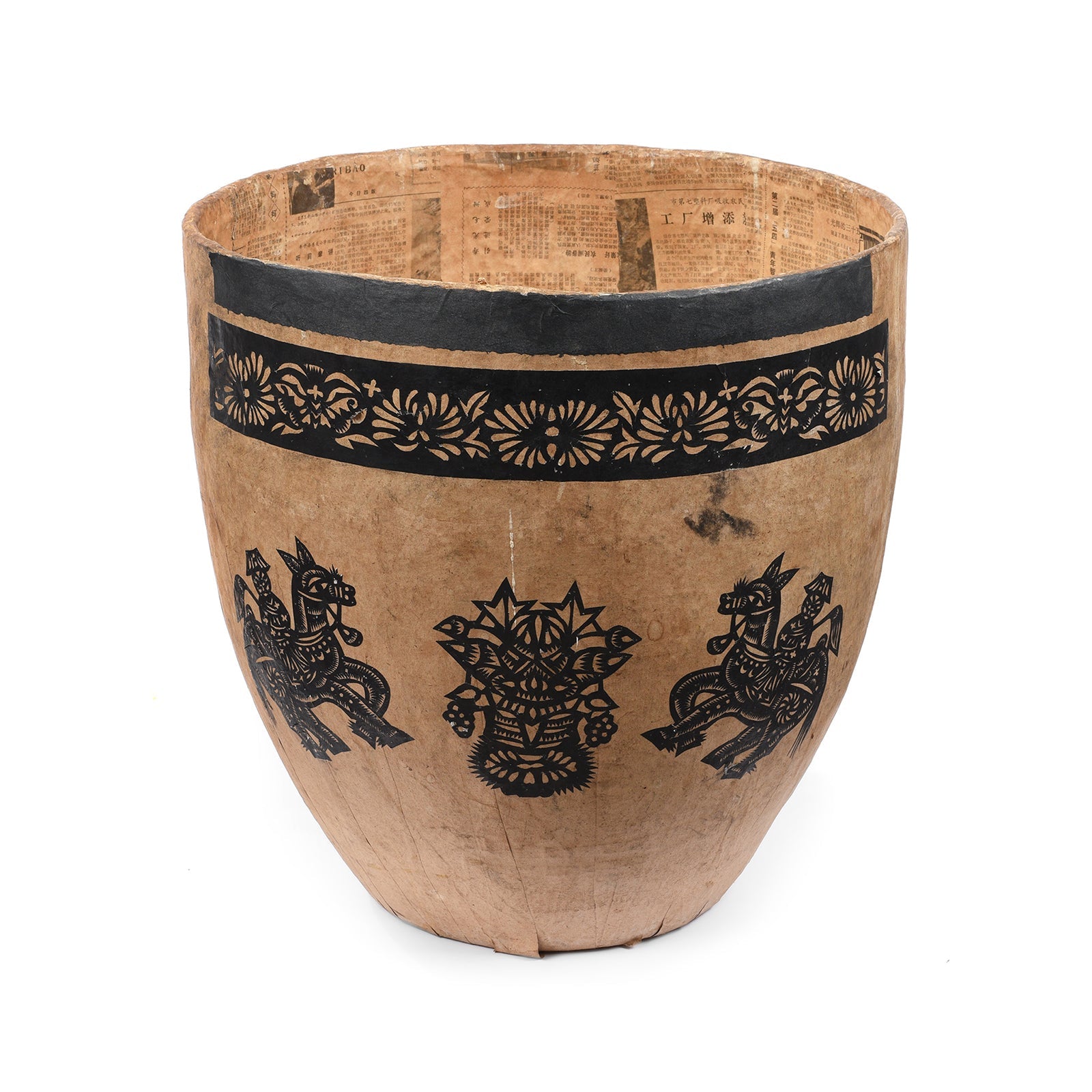 Vintage Chinese Basket From Shandong - Ca 1950