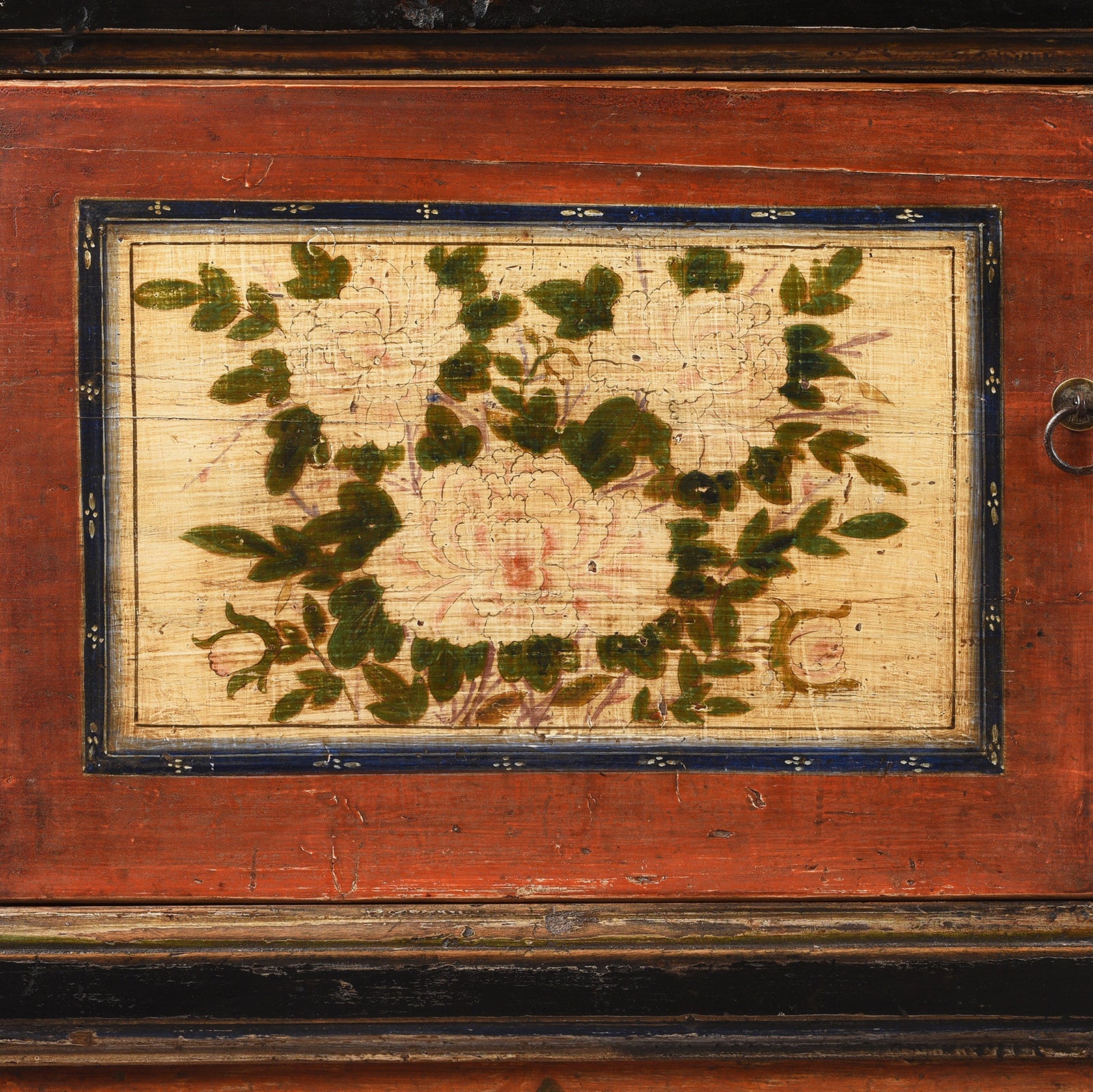 Painted Sideboard From Shanxi - 19th Century
