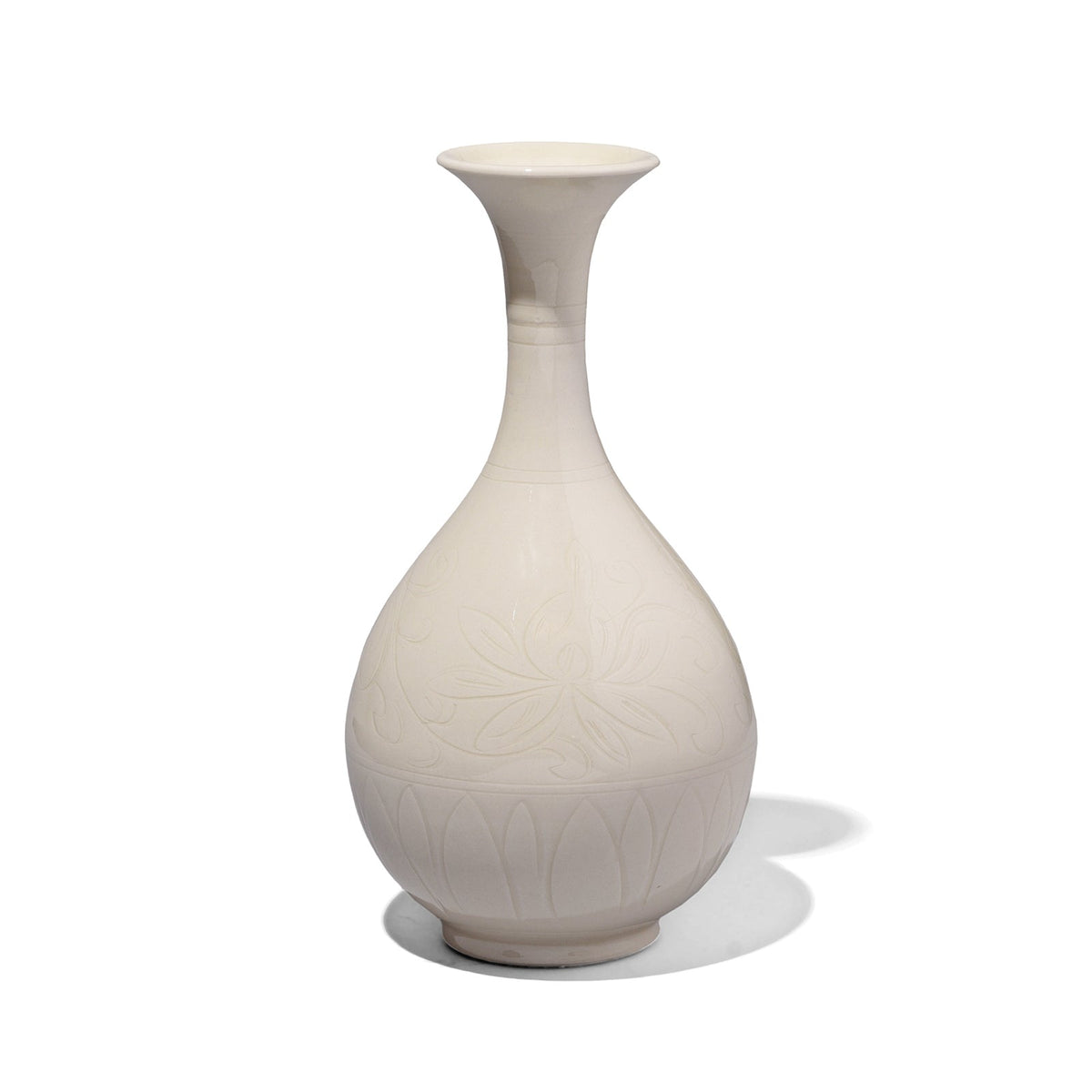 White Porcelain Song Dynasty Style Yuhuchunping Vase