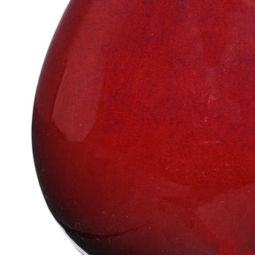 Flambe Glaze Porcelain Garlic Mouth Vase