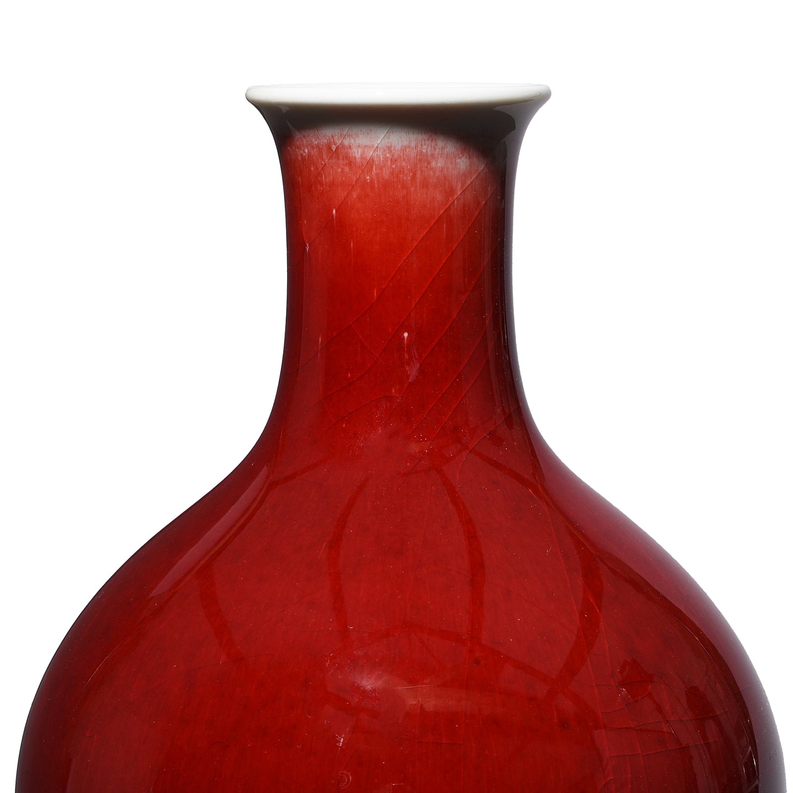 Flambe Glaze Porcelain Huluping Double Gourd Vase