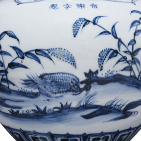 Blue & White Porcelain Tianqiuping Vase