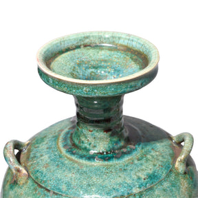 Green Copper Glazed Vase