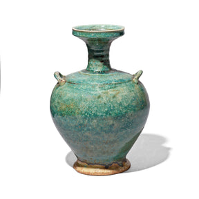 Green Copper Glazed Vase