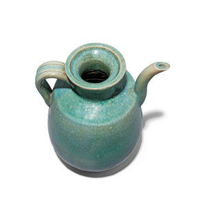 Green Copper Glazed Terracotta Ewer
