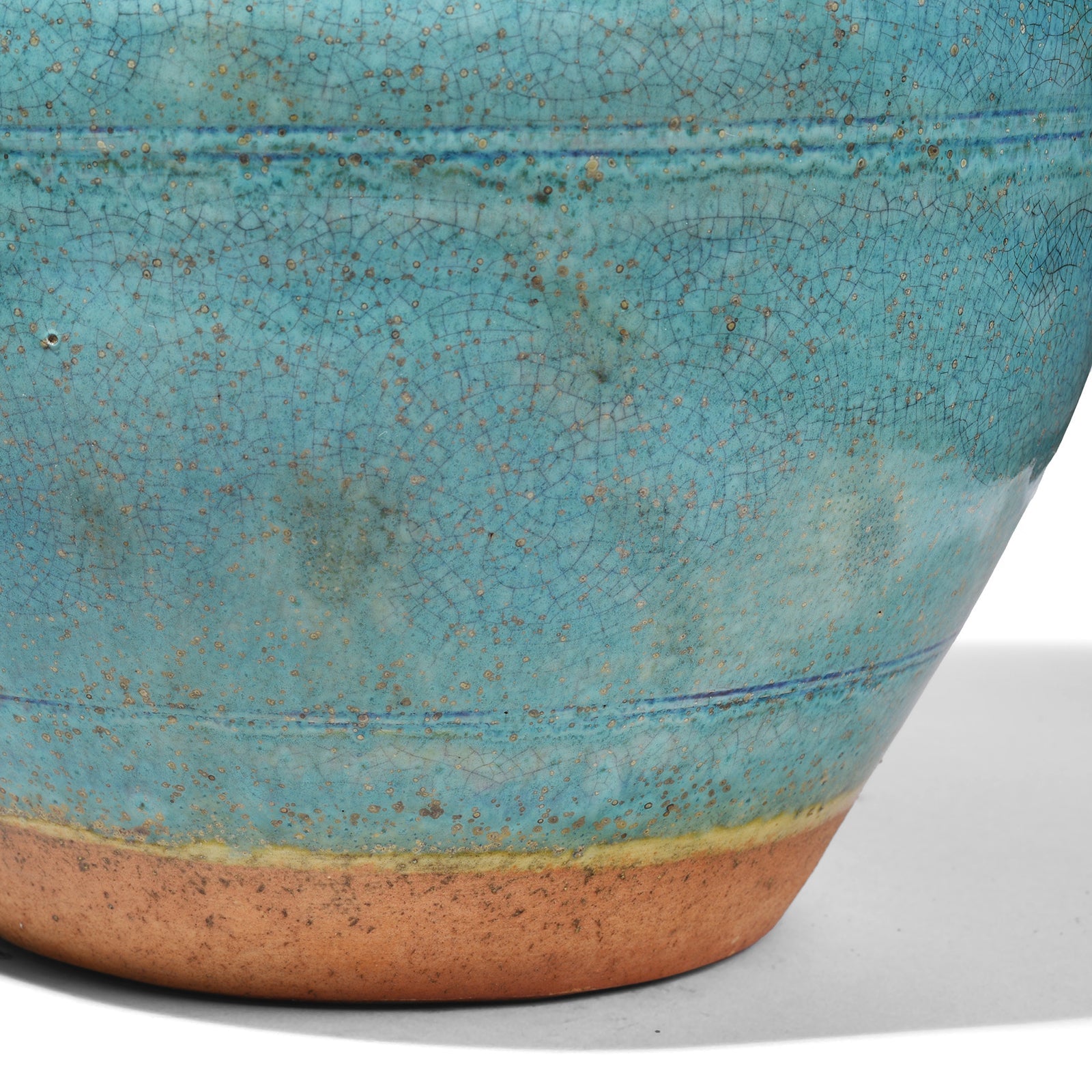 Green Copper Glazed Vase