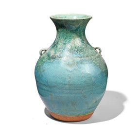 Green Copper Glazed Vase
