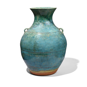 Green Copper Glazed Vase