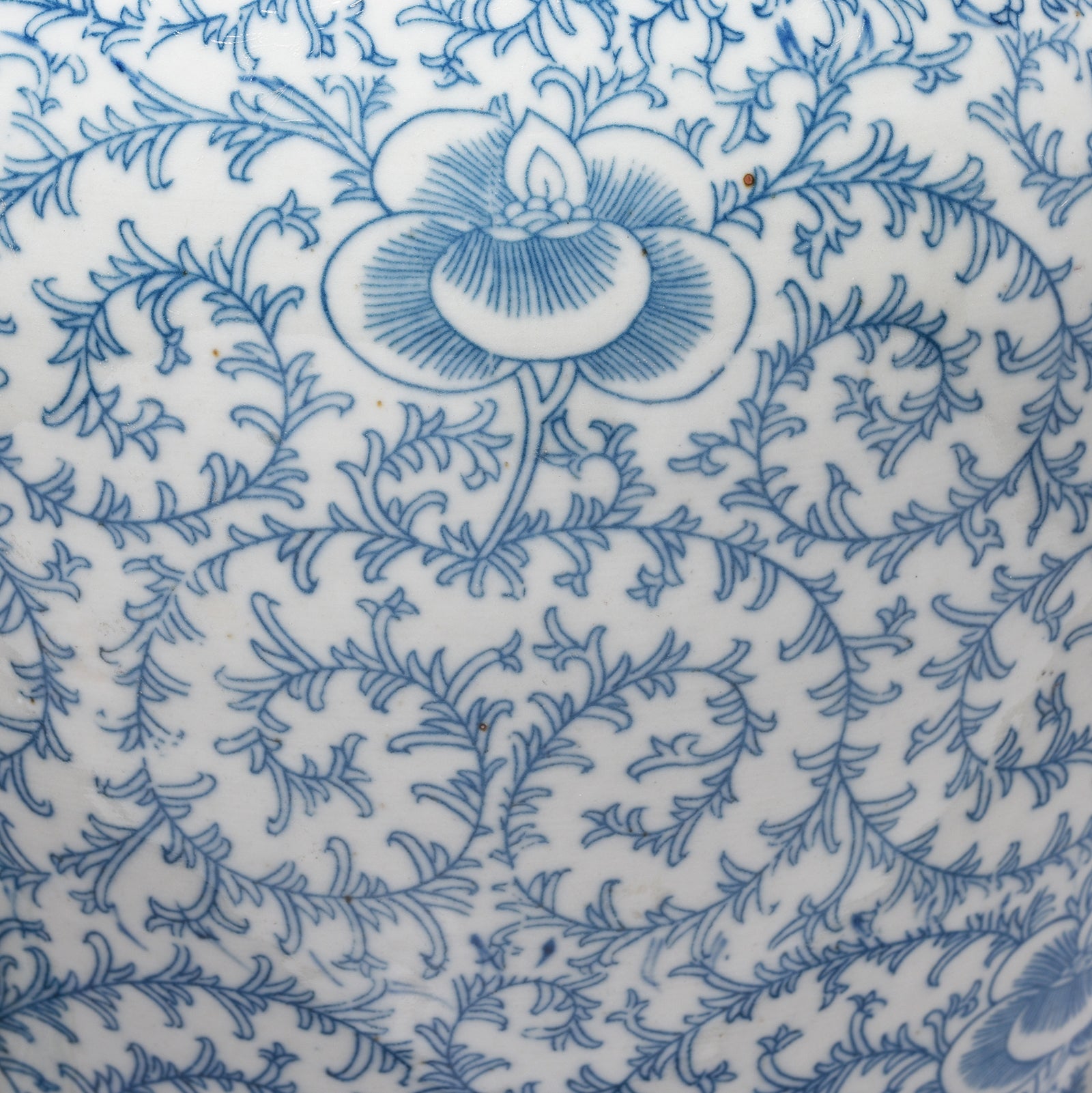 Blue & White Porcelain Temple Jar - Double Happiness Design