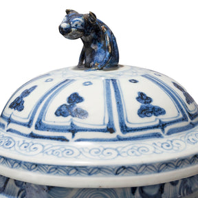 Blue & White Porcelain Baluster Jar - Story of Guiguzi