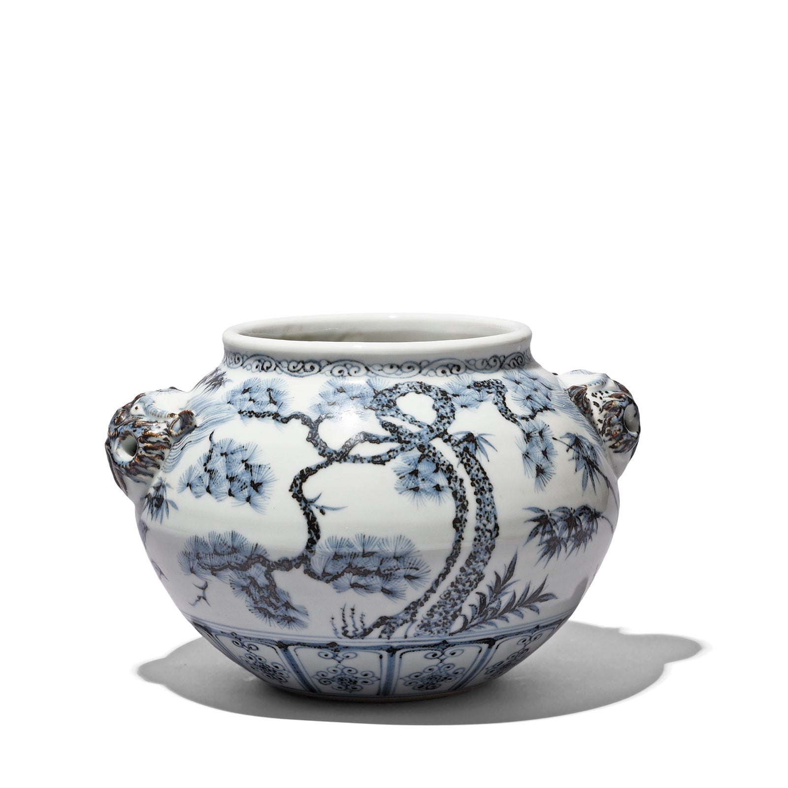 Blue & White Porcelain Jardinière