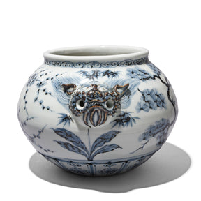 Blue & White Porcelain Jardinière