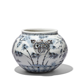 Blue & White Porcelain Jardinière