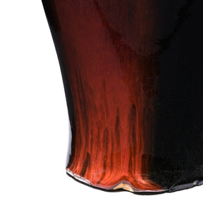 Yaobian Dark Red Flambe Porcelain Fengweizun Vase