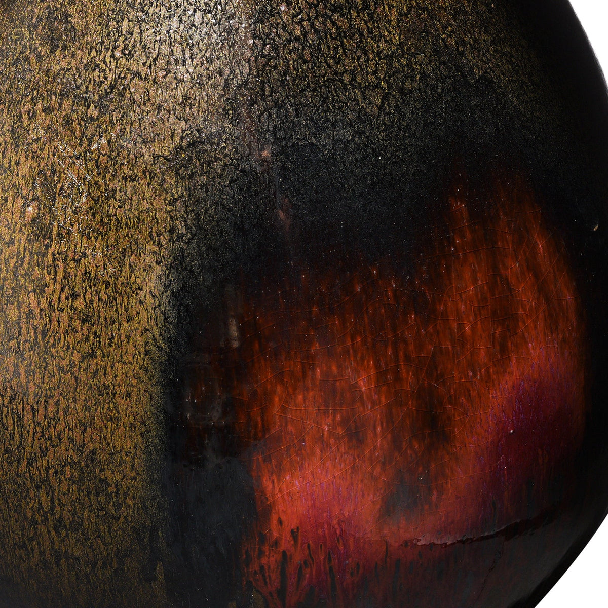 Yaobian Dark Red Flambe Porcelain Yuhuchunping Vase