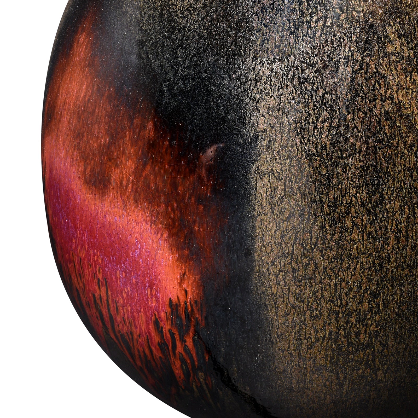 Yaobian Dark Red Flambe Porcelain Yuhuchunping Vase