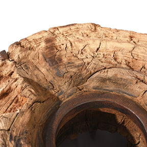 Elm Wheel Hub From Shanxi - 18th Century