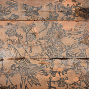 Painted Wedding Box From Shanxi - Foo Dog & Child - Late 19th Century