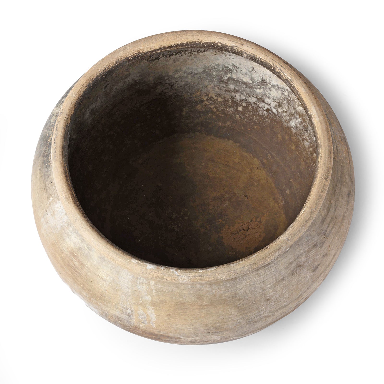 Terracotta Rice Storage Jar / Planter - 19th Century