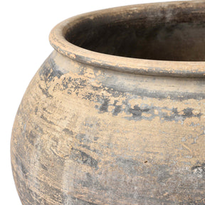 Terracotta Rice Storage Jar / Planter - 19th Century