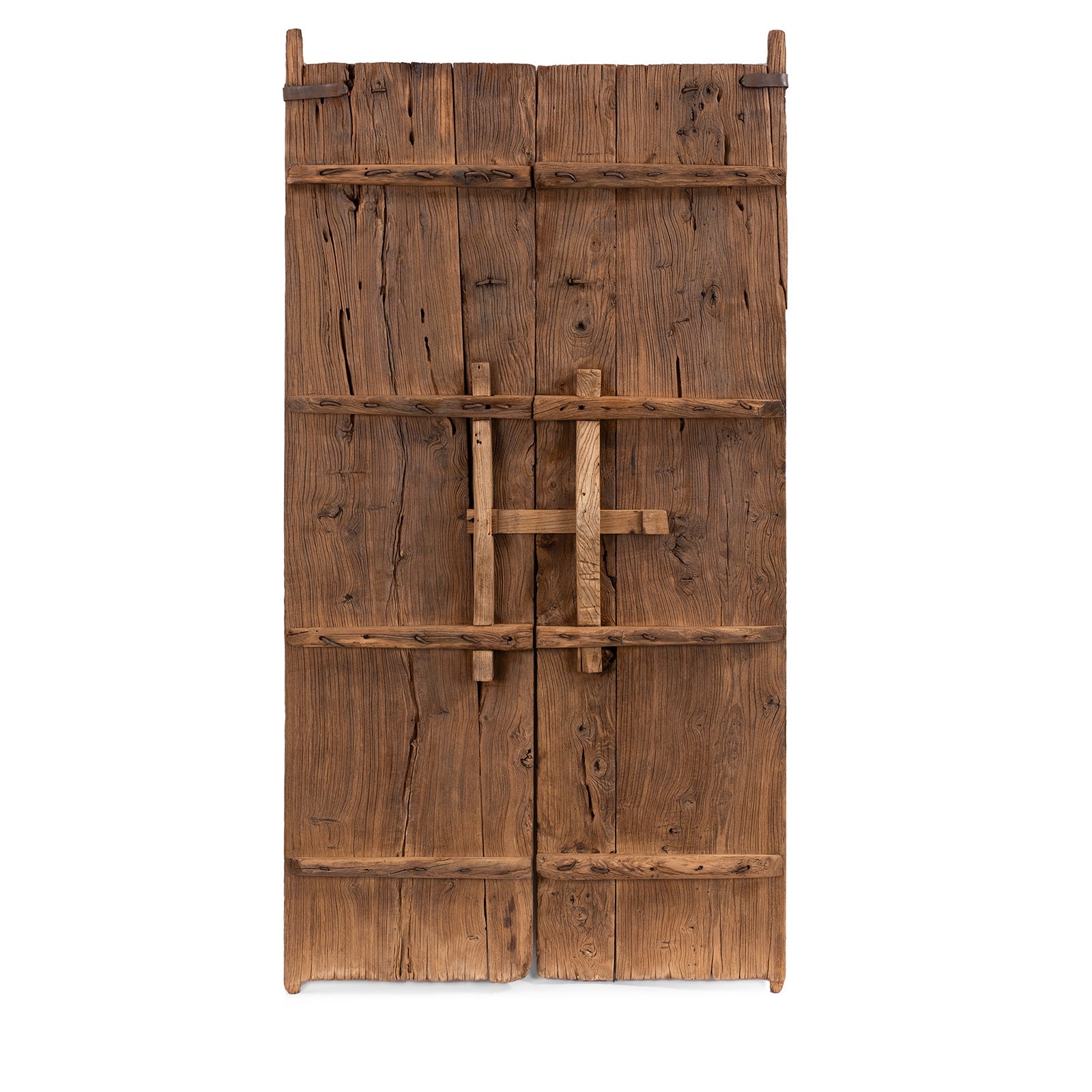 Bleached Pair of Chinese Doors - 18th Century