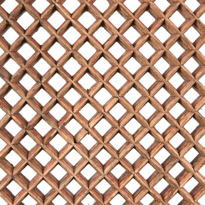 Old Yumu Elm Lattice Door Screen From Shanxi - 19thC