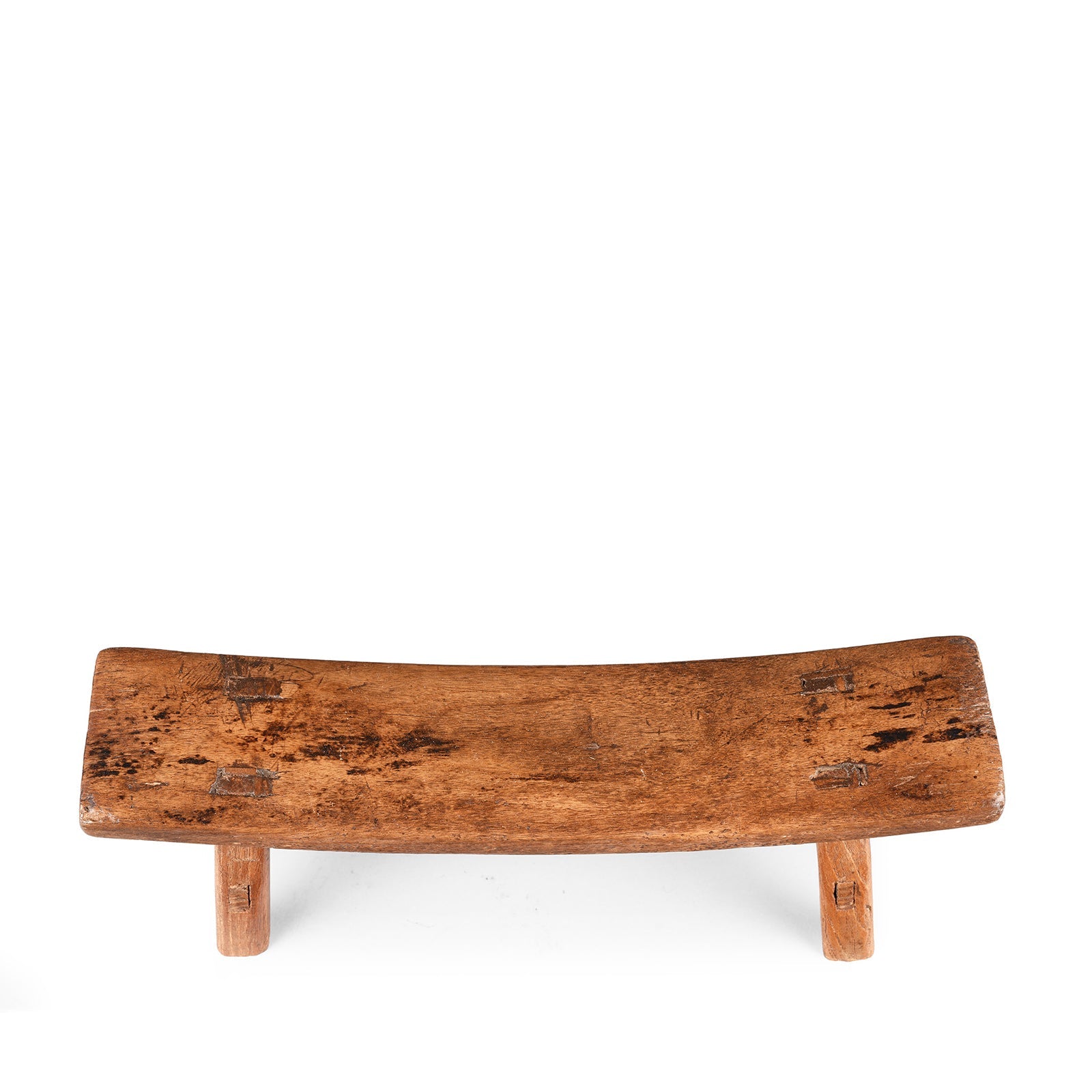 Neck Pillow - Poplar With Elm Legs From Shanxi - 19th Century