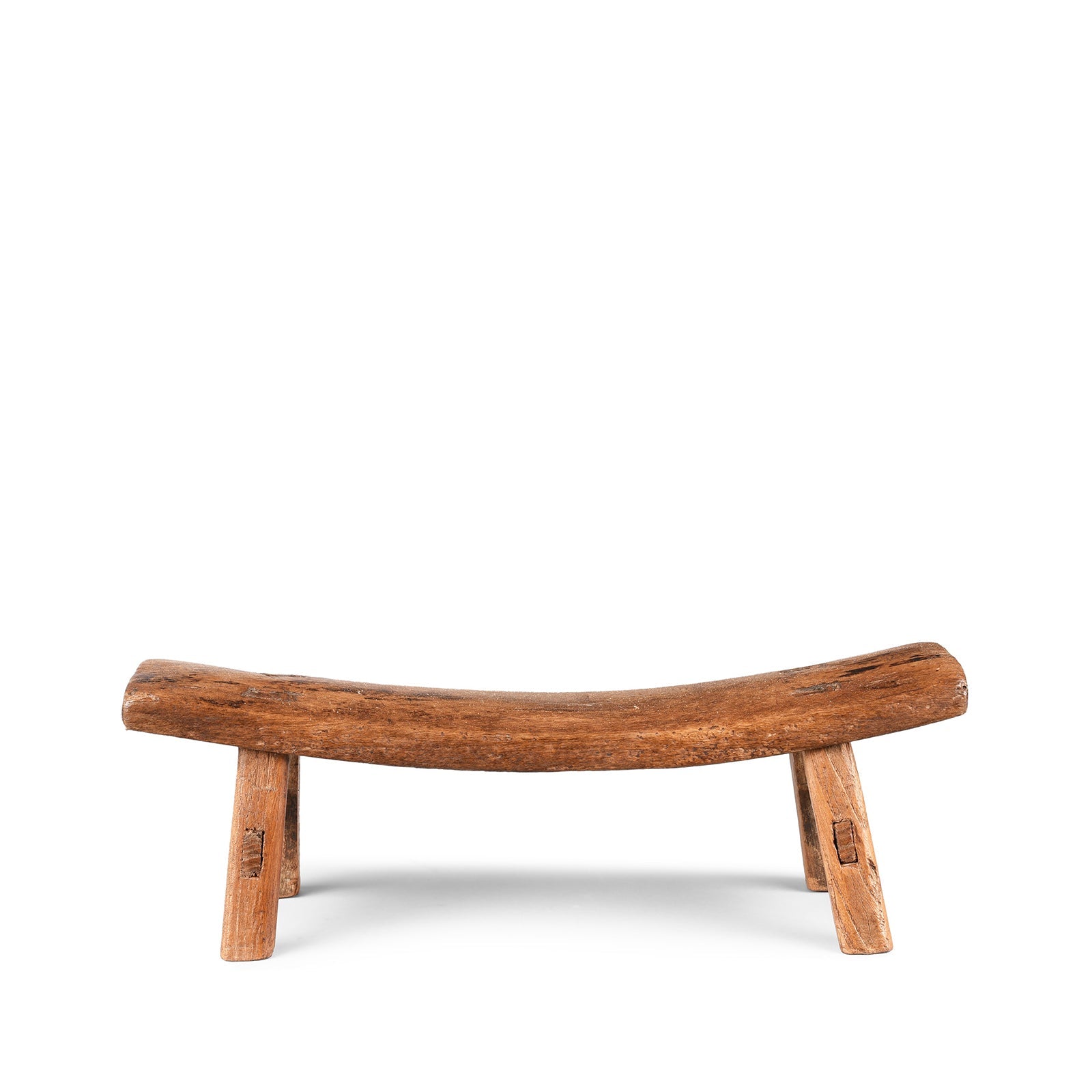Neck Pillow - Poplar With Elm Legs From Shanxi - 19th Century