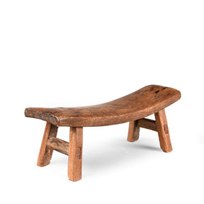 Neck Pillow - Poplar With Elm Legs From Shanxi - 19th Century