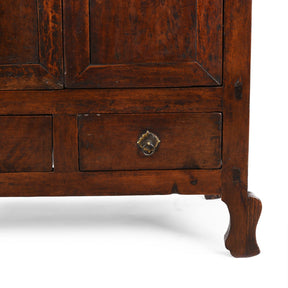 Chinese Walnut  Cabinet From Gansu - 19th Century
