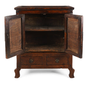 Chinese Walnut  Cabinet From Gansu - 19th Century
