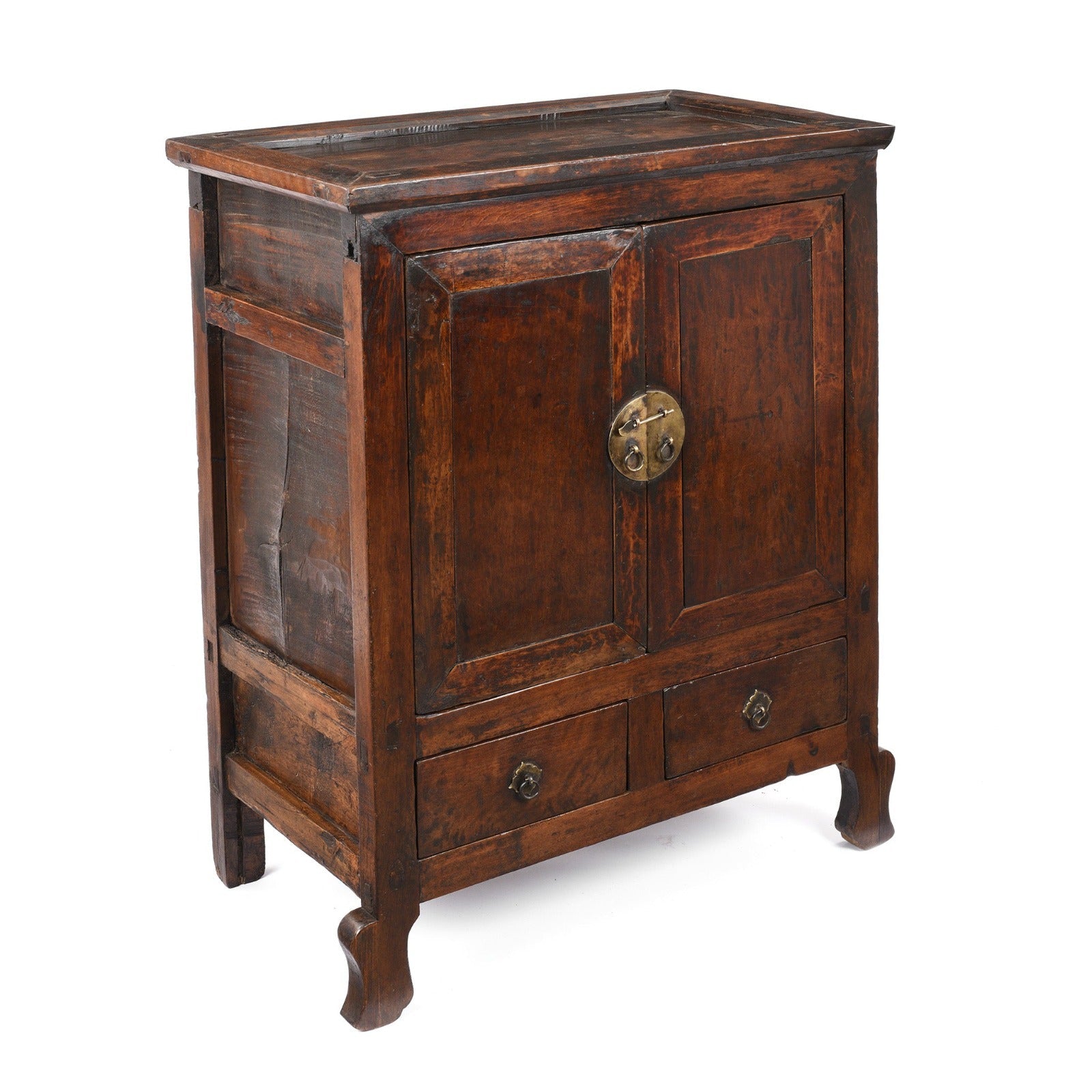 Chinese Walnut  Cabinet From Gansu - 19th Century