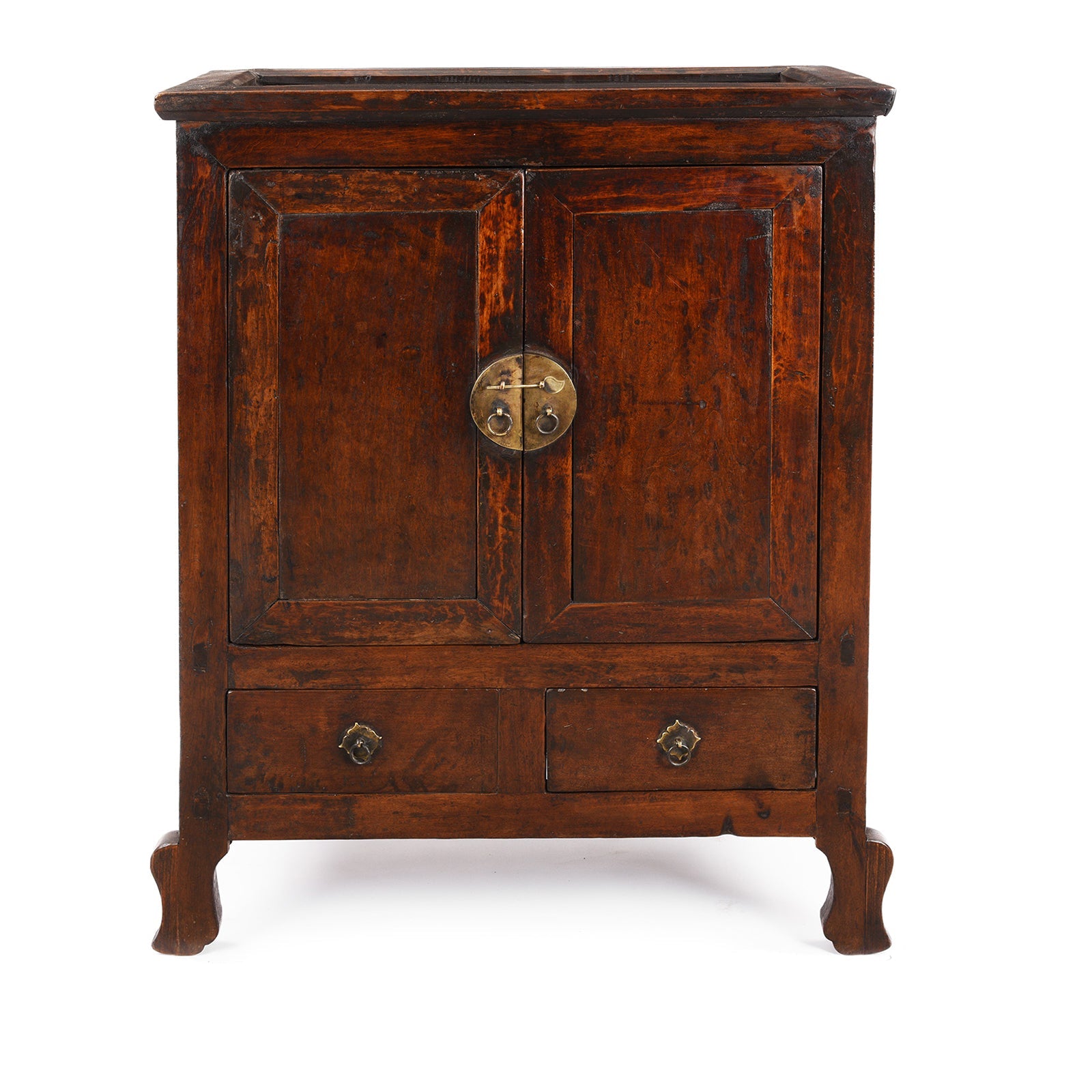 Chinese Walnut  Cabinet From Gansu - 19th Century