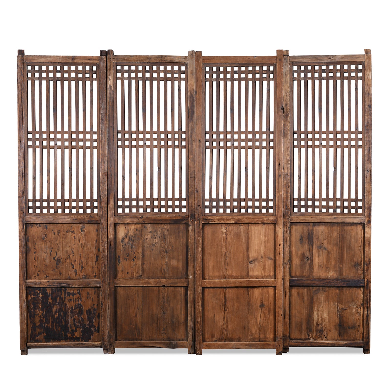 Chinese Screen Panels From Shanxi (Set Of 4) - 19thC