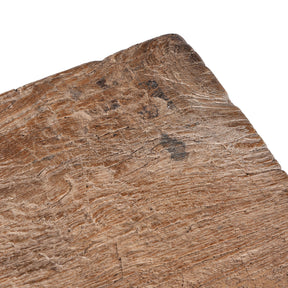 Bleached Elm Farmers Stool From Henan - 19th Century