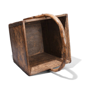 Old Wooden Chinese Farmers Basket - Ca 1900